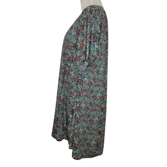 LuLaRoe Womens Perfect T Swing Tunic XL Floral Print Super Soft Short Sleeve - Picture 6 of 9